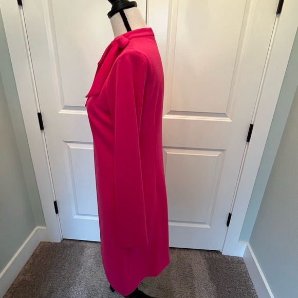 Calvin Klein Pink Dress with Bow Detail, size 8 - Picture 3 of 5